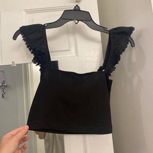 Black Crop Top